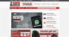 Desktop Screenshot of 4taktershop.de